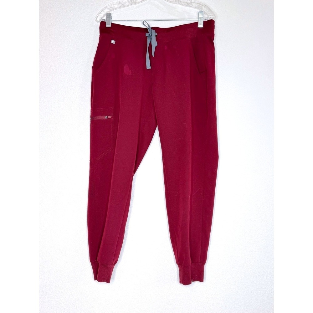 FIGS Technical Collection Zamora Scrub Pants M/P Burgundy Medical Nurse Vet Dr